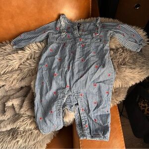 GAP Blue and Red Kids Romper